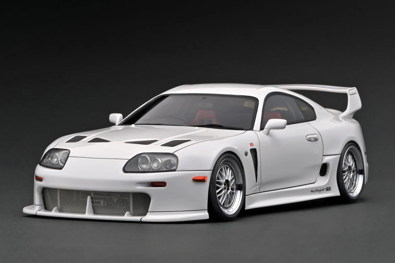 Ignition Model 1:18 Toyota Supra (A80) TRD 3000GT in White – Tuned