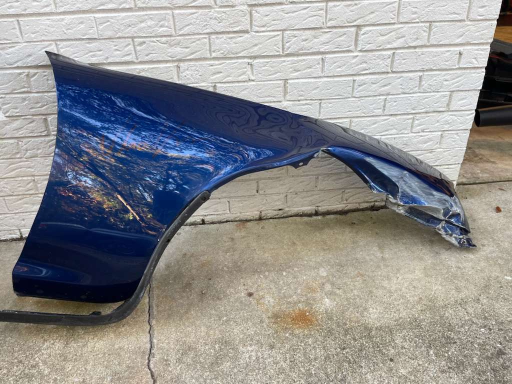 Passenger Side Fender Signed