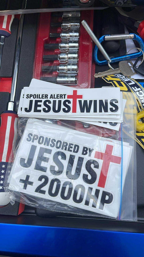 Jesus Wins Sticker